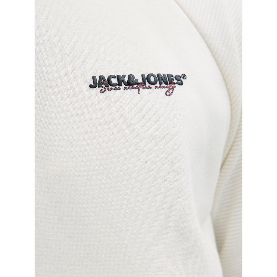 JACK & JONES Felpa con cappuccio chiusura lampo  