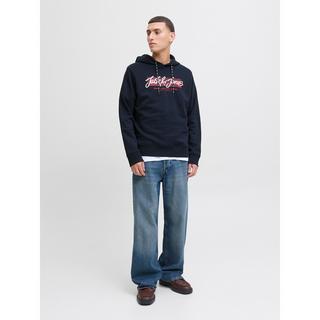 JACK & JONES Felpa con cappuccio e motivo stampato  