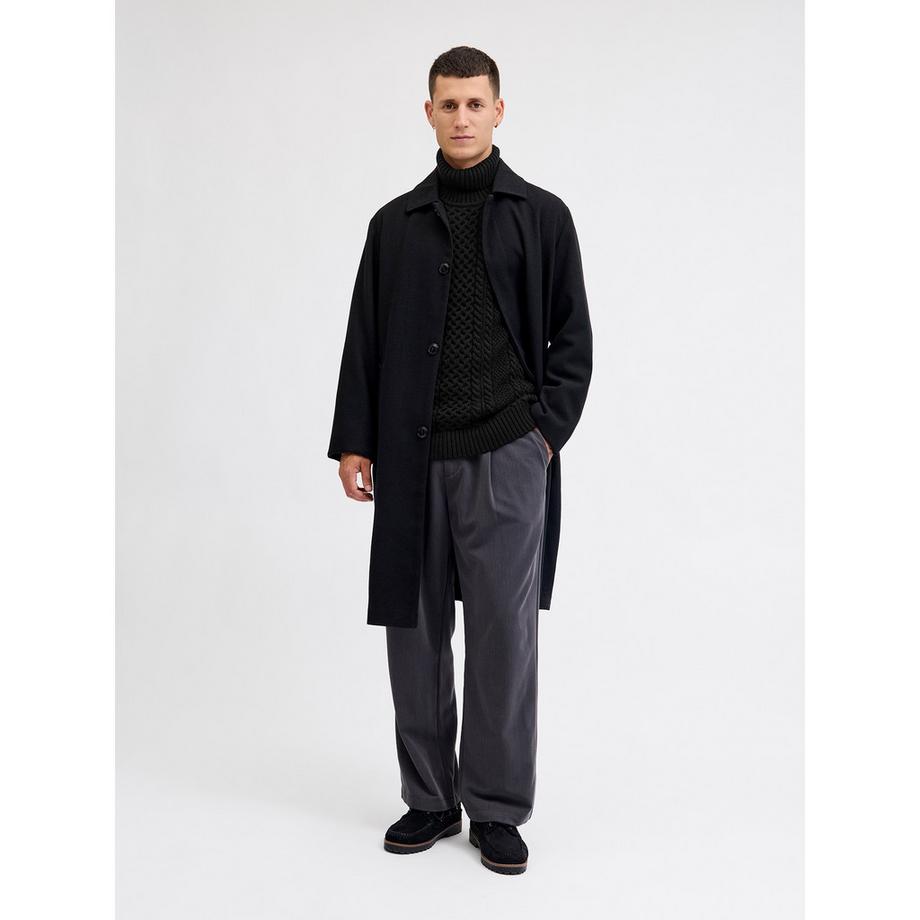 JACK & JONES Maglione Collo Alto a Treccia  