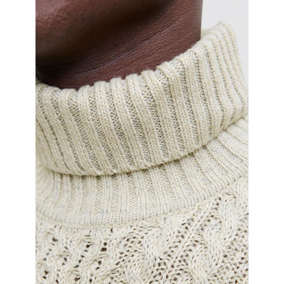 JACK & JONES Maglione Collo Alto Maglia Strutturata  