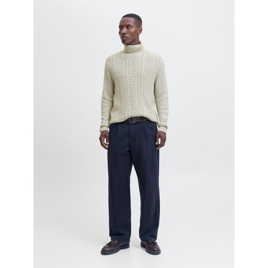 JACK & JONES Maglione Collo Alto Maglia Strutturata  