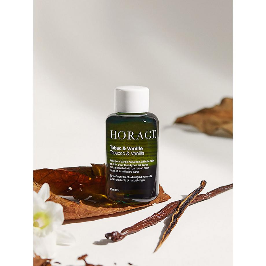 HORACE  Huile pour Barbe Tabac & Vanille 