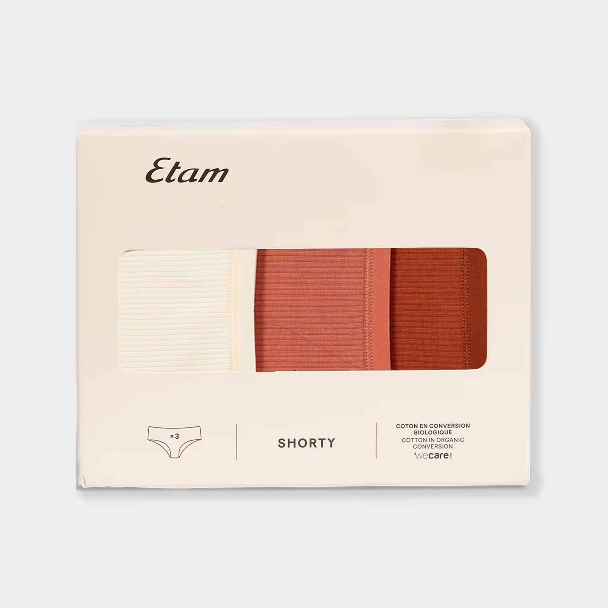 Etam Shorty a Costine Confezione da 3  