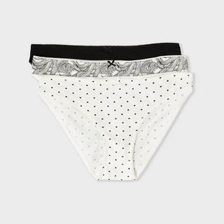 Etam Lot de 3 Slips en Coton  