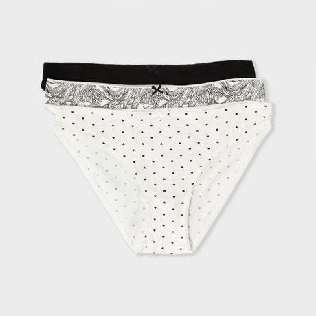 Etam Lot de 3 Slips en Coton  