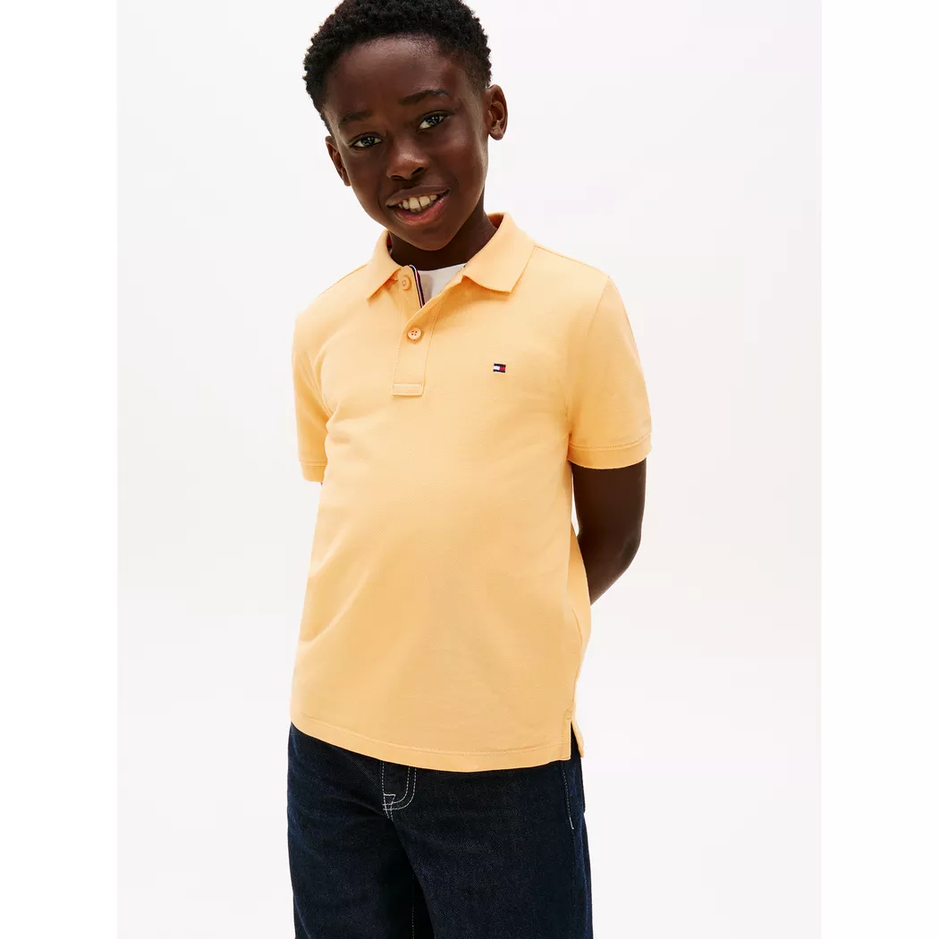 Tommy Hilfiger Jungen Poloshirt  orange   140 baby