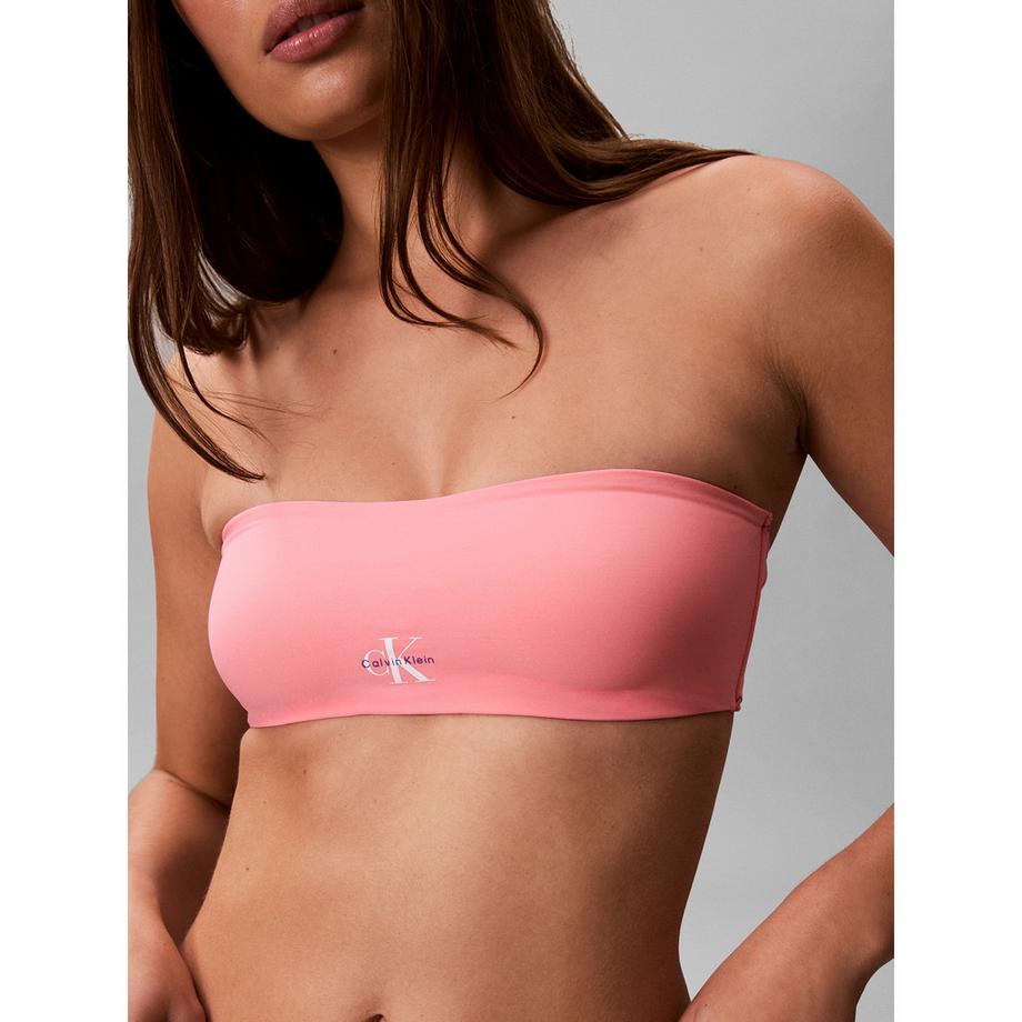 Calvin Klein Graphic Monogram Swim Top Bikini a Fascia  