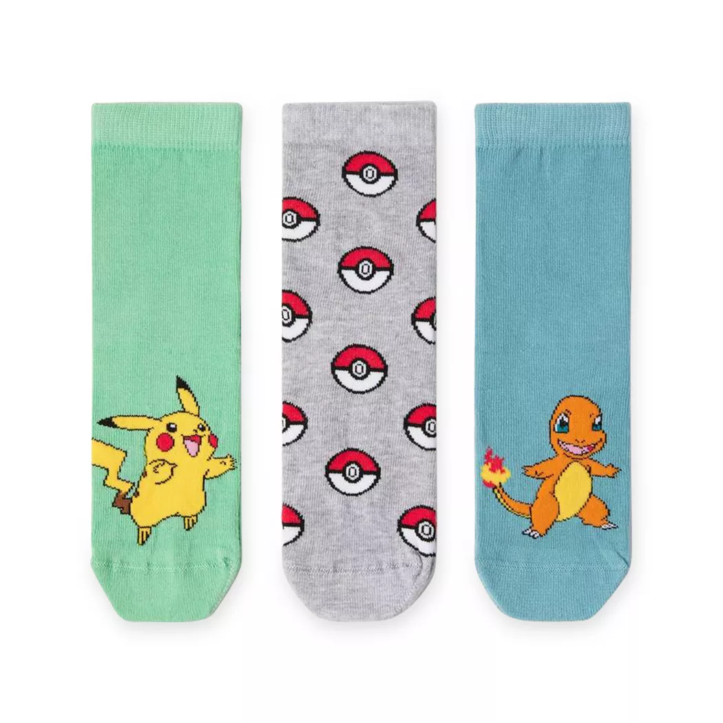 Lindex - Socken, 3er-Pack, 28/30, Türkisblau