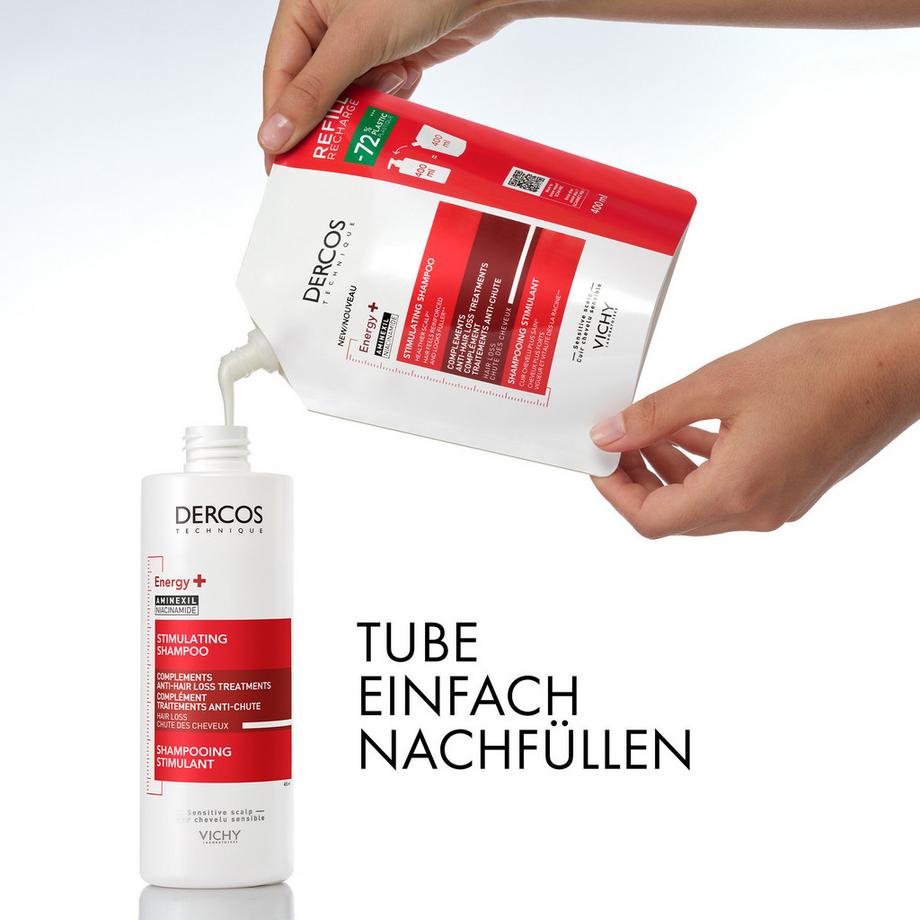 VICHY  Shampooing stimulant Dercos Eco-Recharge 