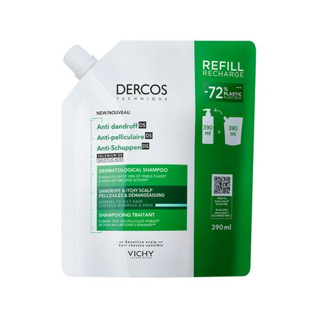 VICHY  Dercos Eco-Refill Anti-Schuppen-Shampoo für normales bis fettiges Haar 