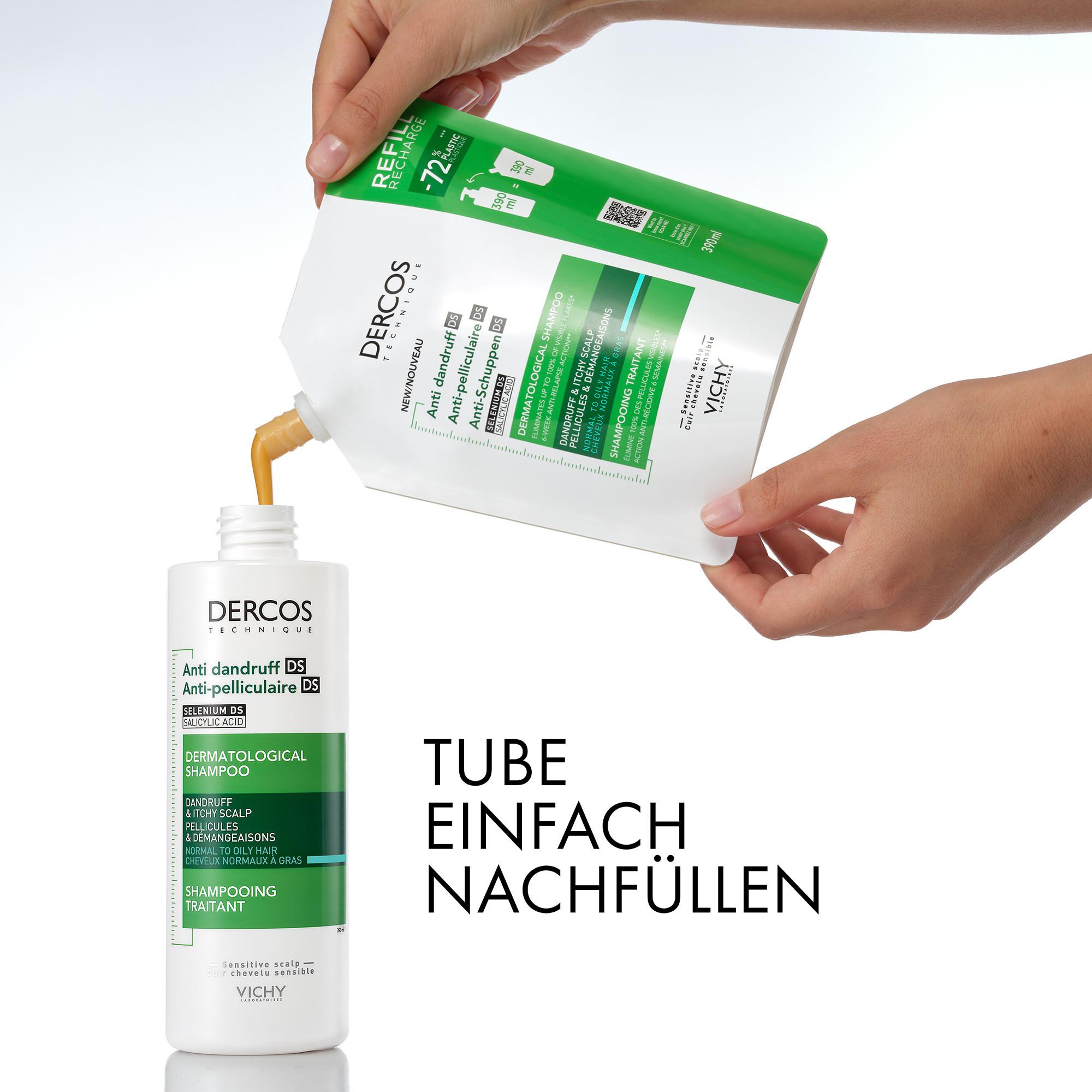 VICHY  Dercos Eco-Refill Anti-Schuppen-Shampoo für normales bis fettiges Haar 