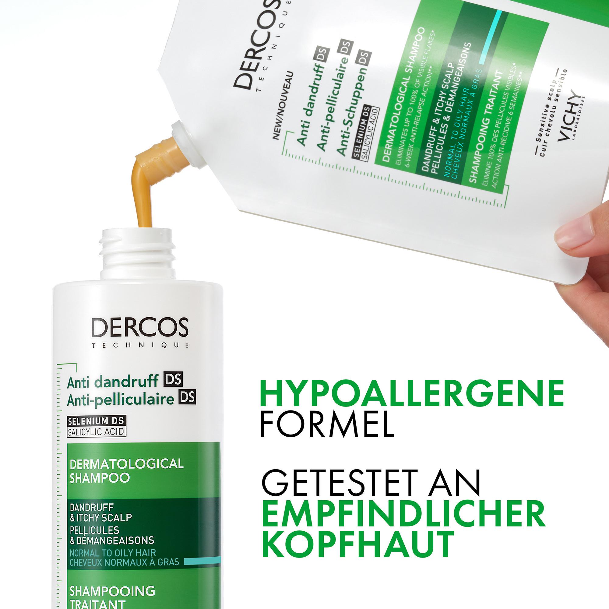 VICHY  Dercos Eco-Refill Anti-Schuppen-Shampoo für normales bis fettiges Haar 