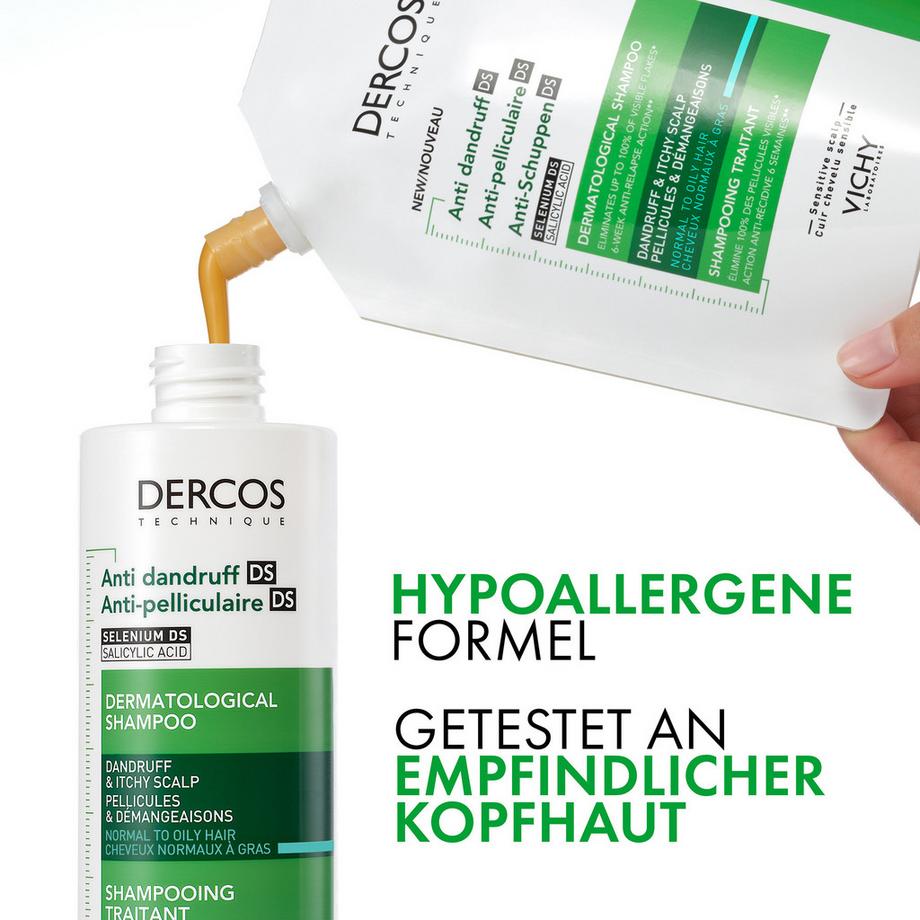VICHY  Dercos Eco-Refill Anti-Schuppen-Shampoo für normales bis fettiges Haar 