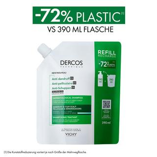 VICHY  Dercos Eco-Refill Anti-Schuppen-Shampoo für normales bis fettiges Haar 