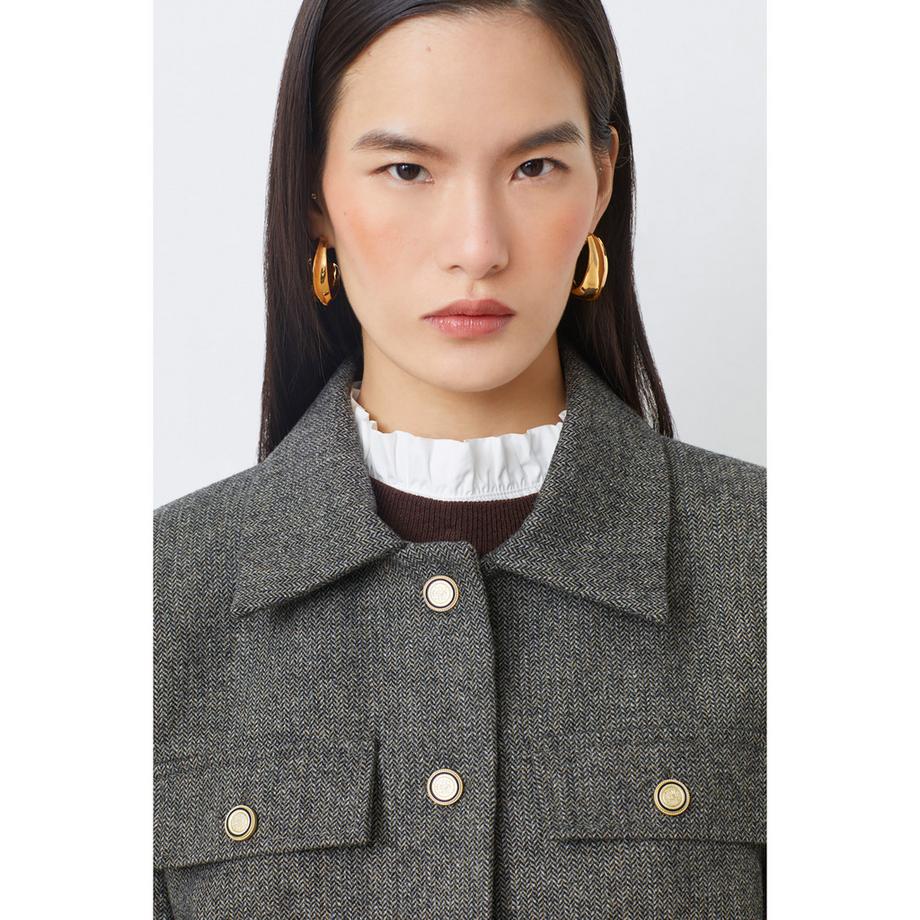 Suncoo Dexter Kurze Jacke mit Pattentaschen  