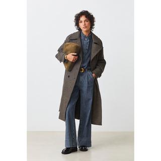 Suncoo Emo Manteau Long Double Boutonnage  