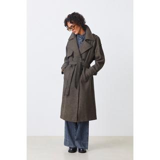 Suncoo Emo Manteau Long Double Boutonnage  