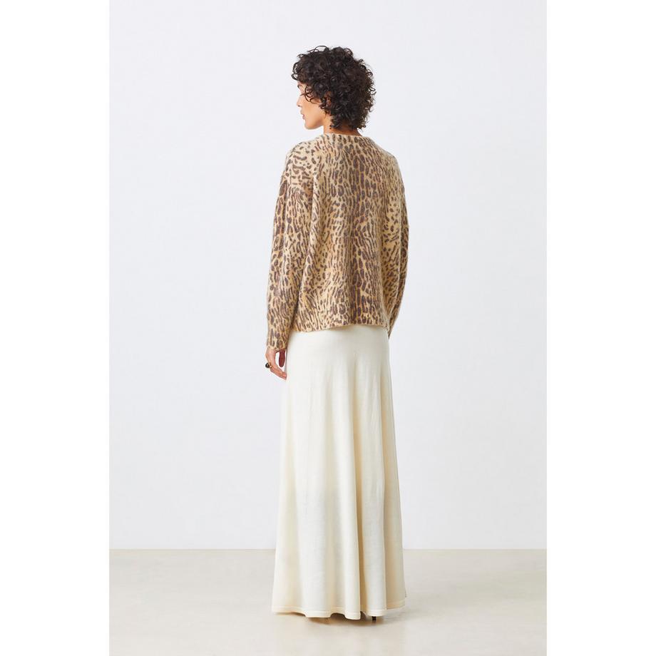Suncoo Pleoli Leopardenmuster Pullover  