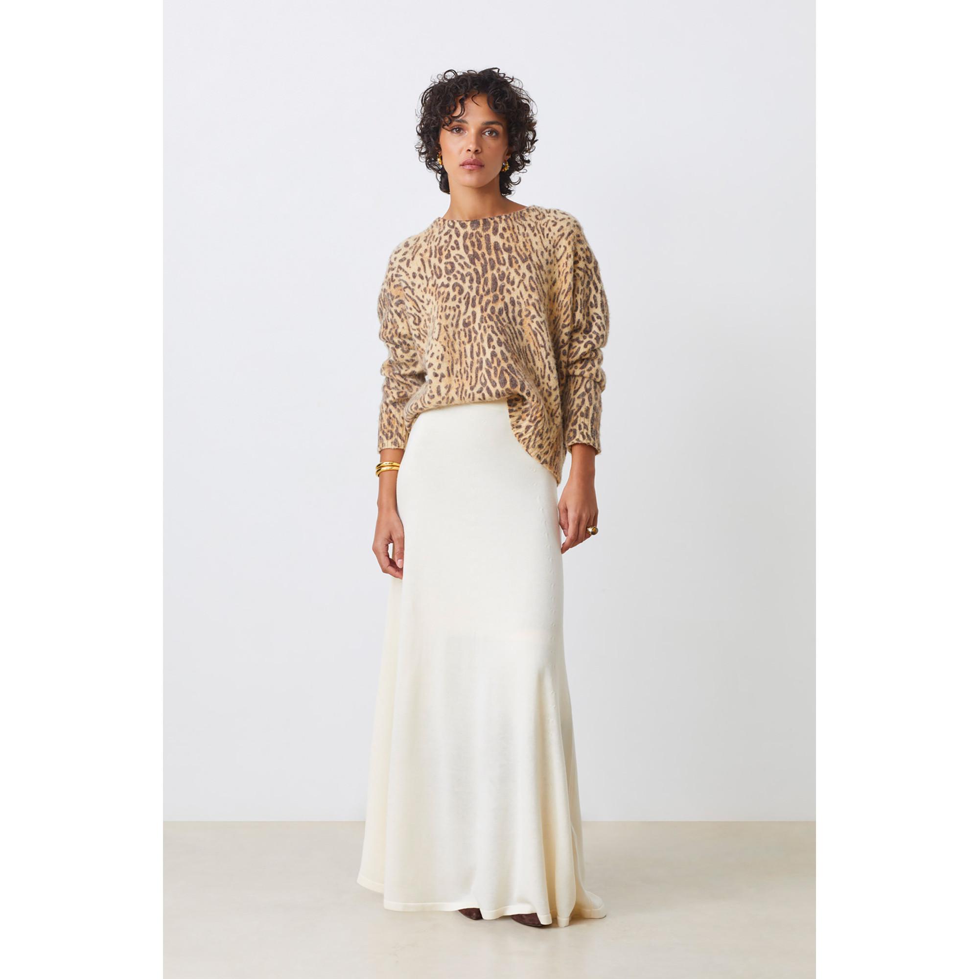 Suncoo Pleoli Leopardenmuster Pullover  