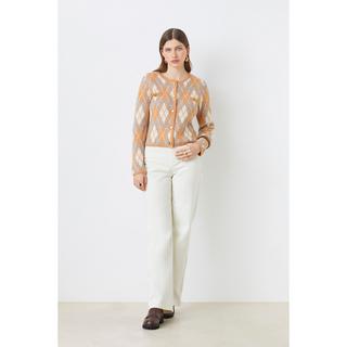 Suncoo Guilain Cardigan Jacquard Carreaux  