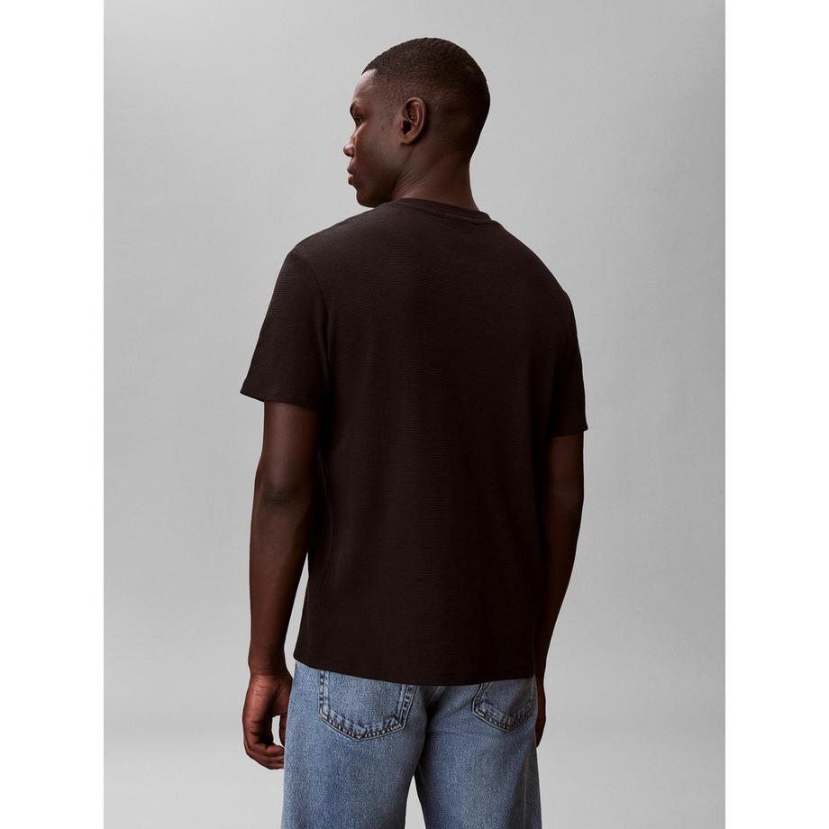 Calvin Klein Jeans T-shirt Regular Fit en maille gaufrée  