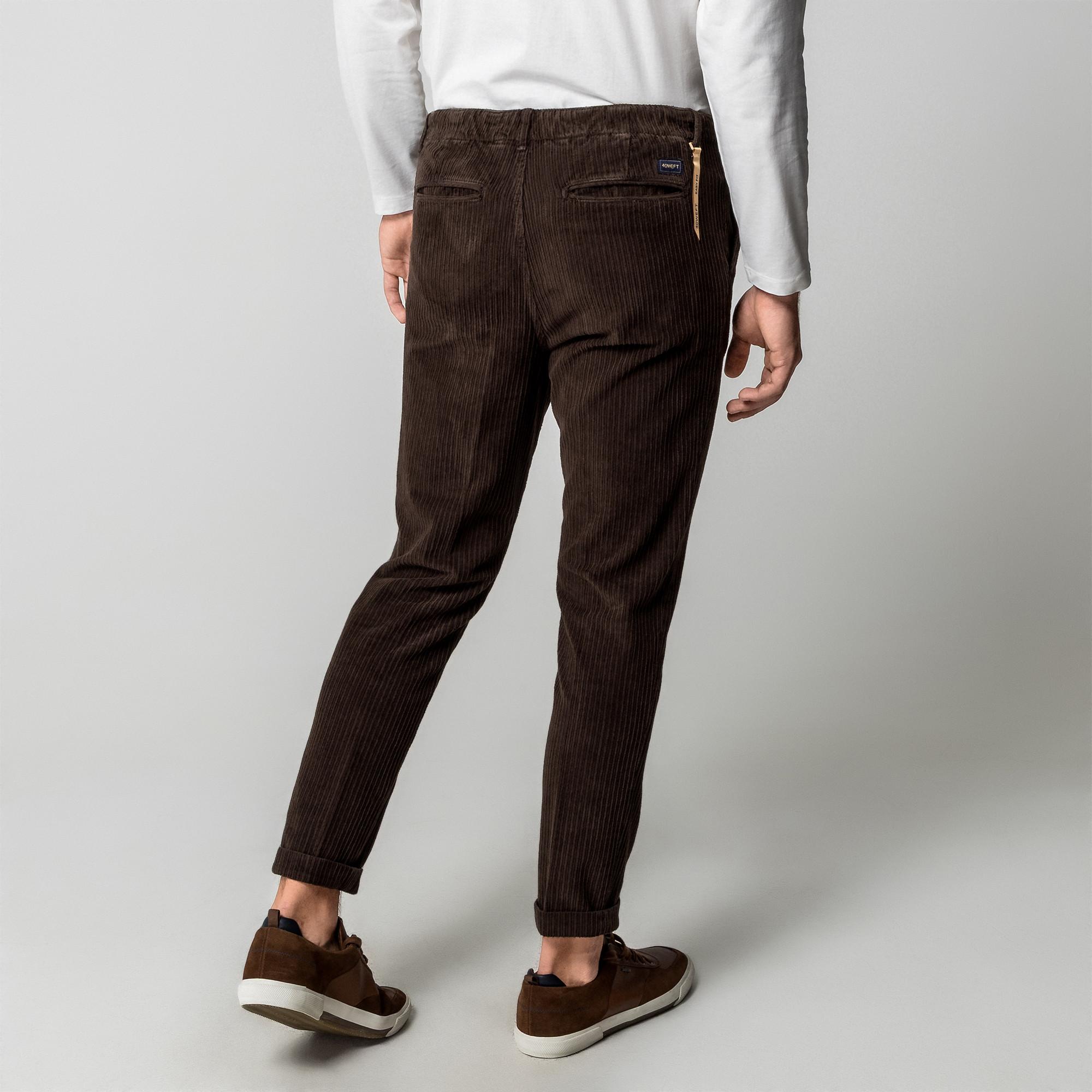 40 Weft Pantalon en velours côtelé Regular Fit  