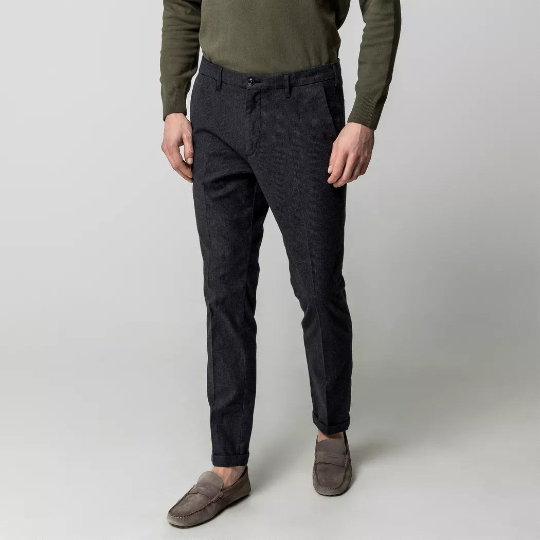 40 Weft - Chinohose, Slim Fit, für Herren, Grau, Größe 56