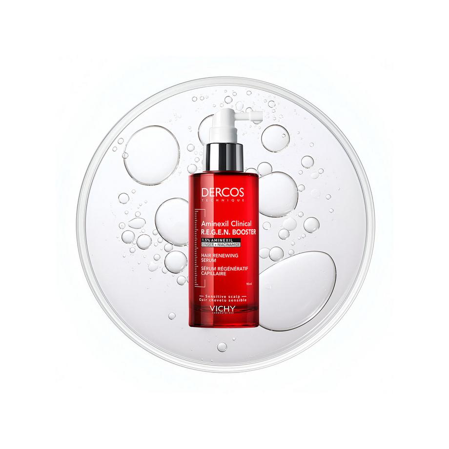 VICHY  DERCOS Aminexil Clinical R.E.G.E.N. Booster Serum mit 1,5 % Aminexil bei Haarverlust 
