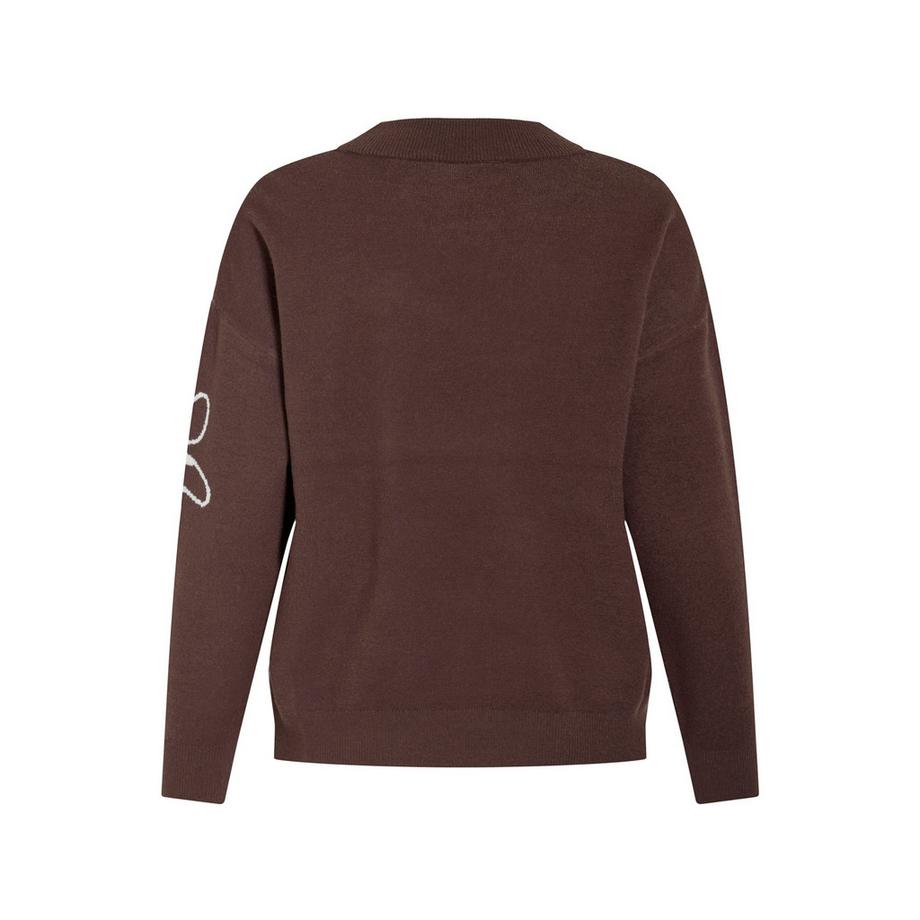 VILA Pullover à motif floral  