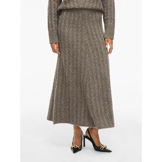VILA Zopfmuster Maxi Rock  