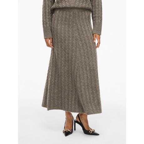 VILA Zopfmuster Maxi Rock  