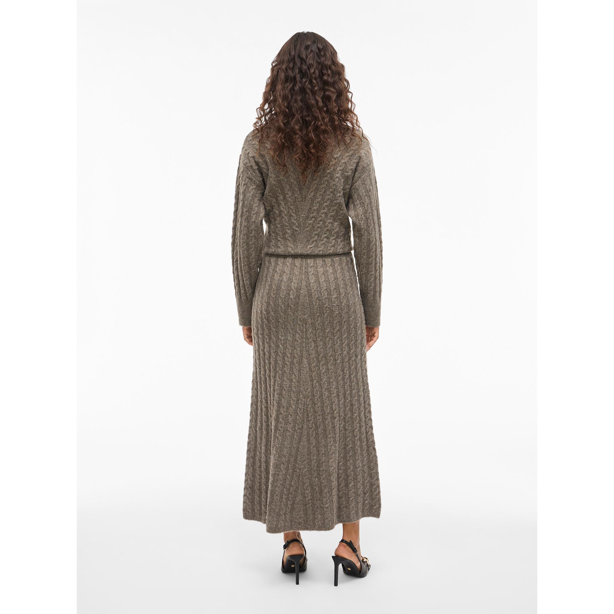 VILA Zopfmuster Maxi Rock  