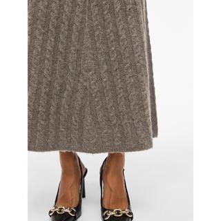 VILA Zopfmuster Maxi Rock  