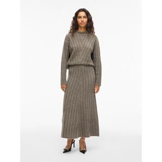 VILA Zopfmuster Maxi Rock  