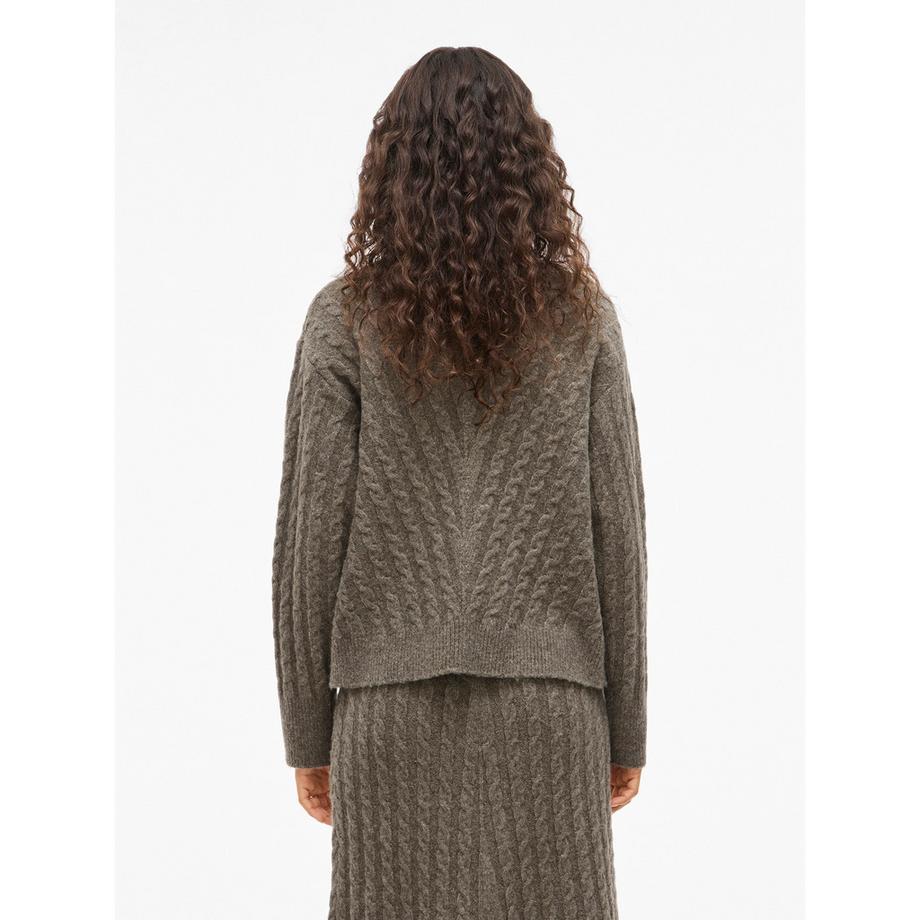VILA Zopfmuster Pullover  