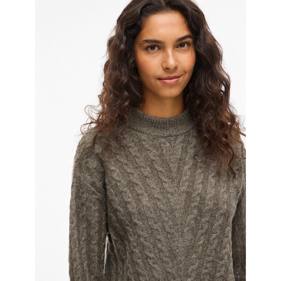 VILA Zopfmuster Pullover  