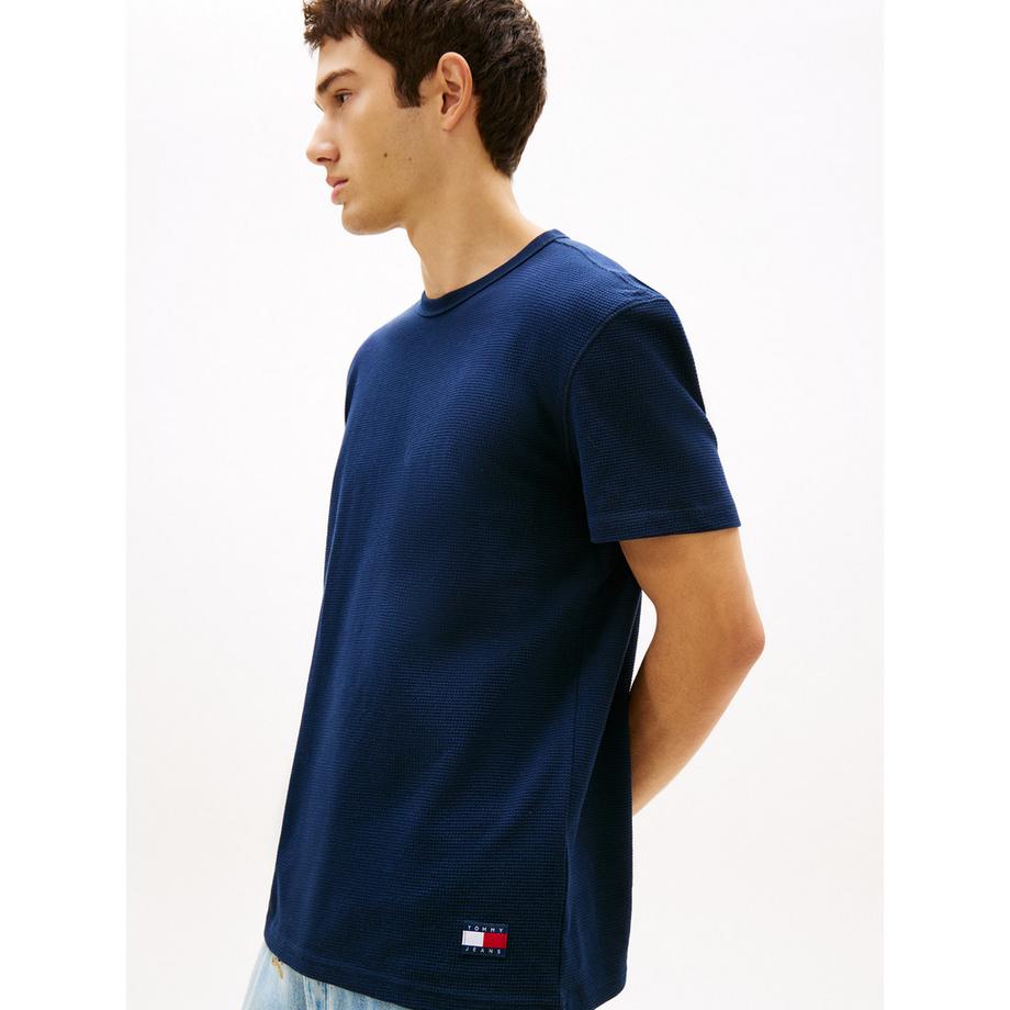 TOMMY JEANS Waffelstrick T-Shirt  