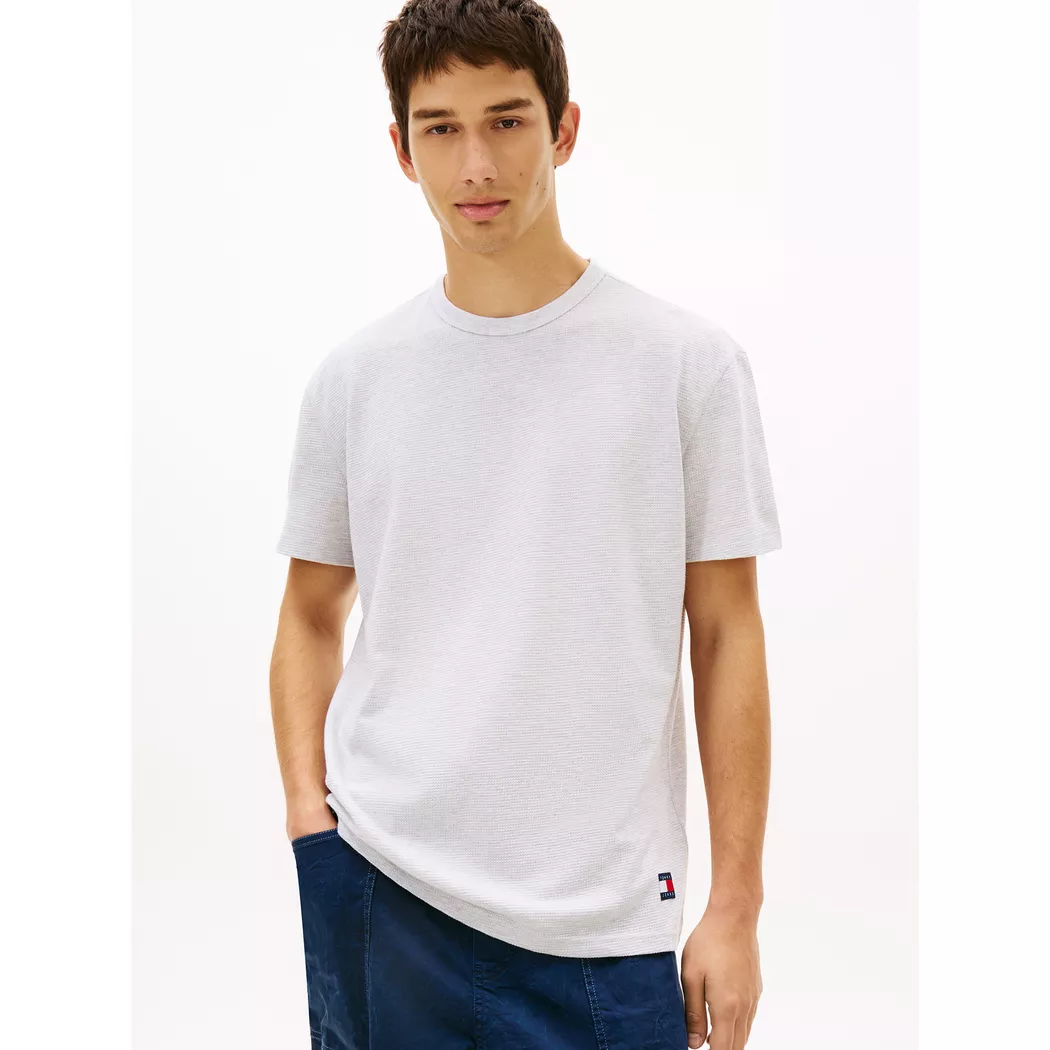 Tommy Jeans T-shirt à Manches Courtes Original Regular Fit Light Grey Heather 2XL Homme
