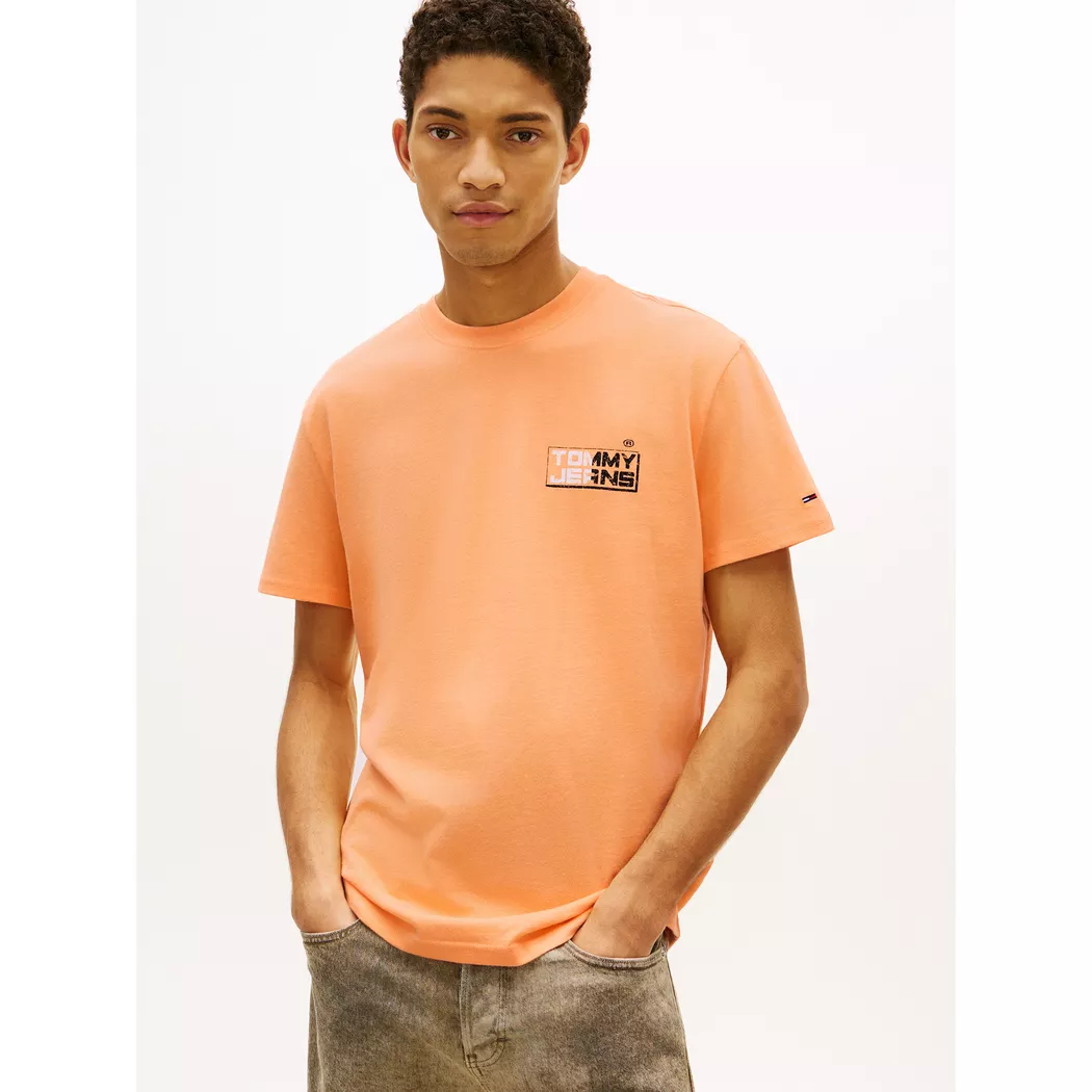 Tommy Jeans - T-Shirt, für Herren, Orange Größe XL
