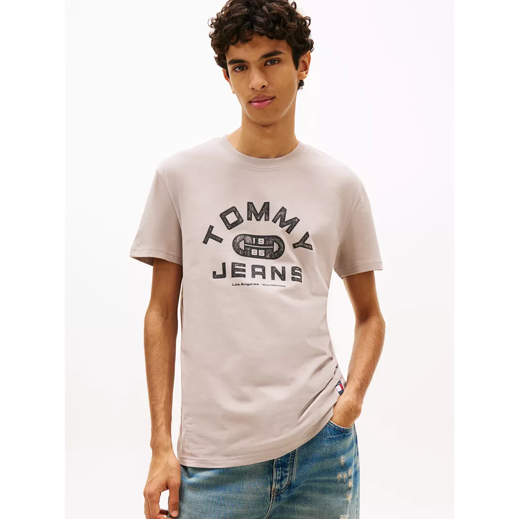 Tommy Jeans - T-Shirt, für Herren, Sand, Größe S