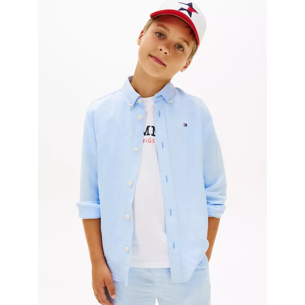 Tommy Hilfiger Jungen Hemd hellblau   152 baby 2