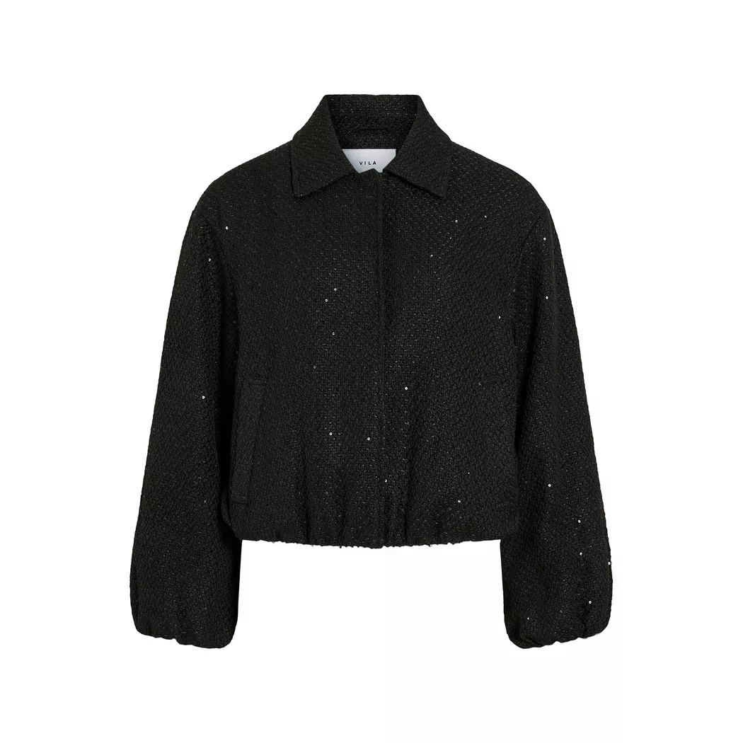VILA - Jacke, für Damen, Black, Größe 38 2