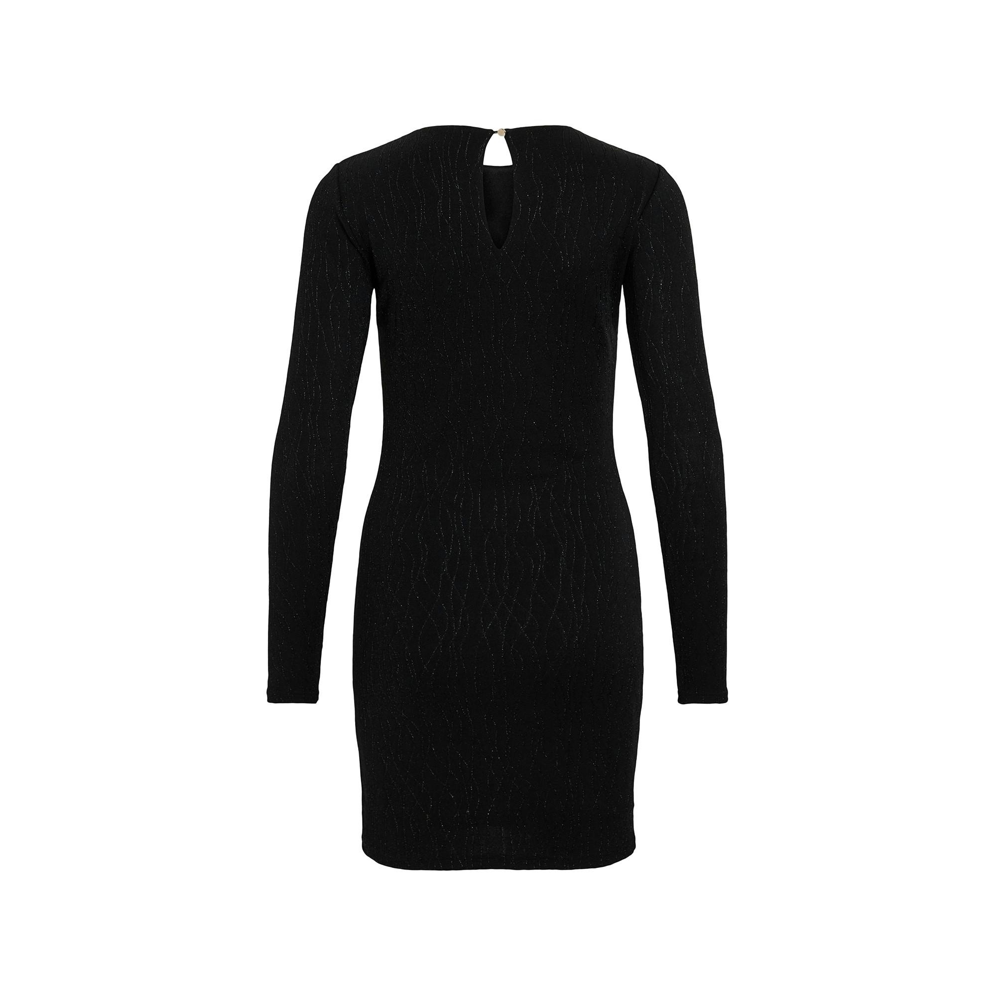 VILA Vestito Mini Maniche Lunghe Glitter  