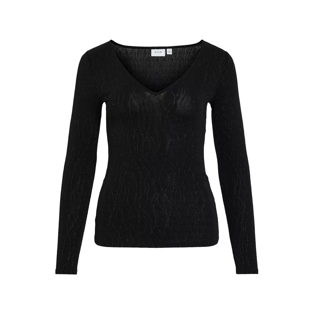VILA - Bluse, für Damen, Black, Größe S