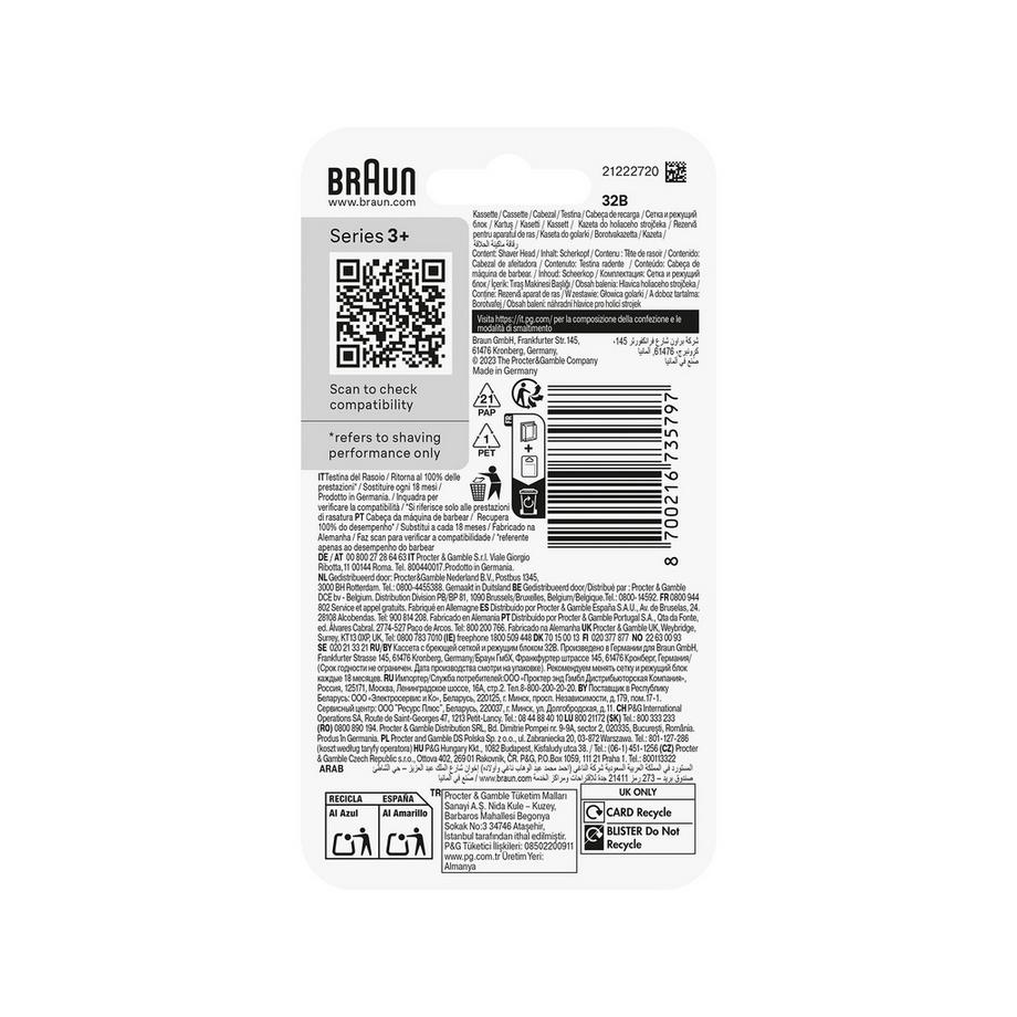 BRAUN Testina di taglio 32B 