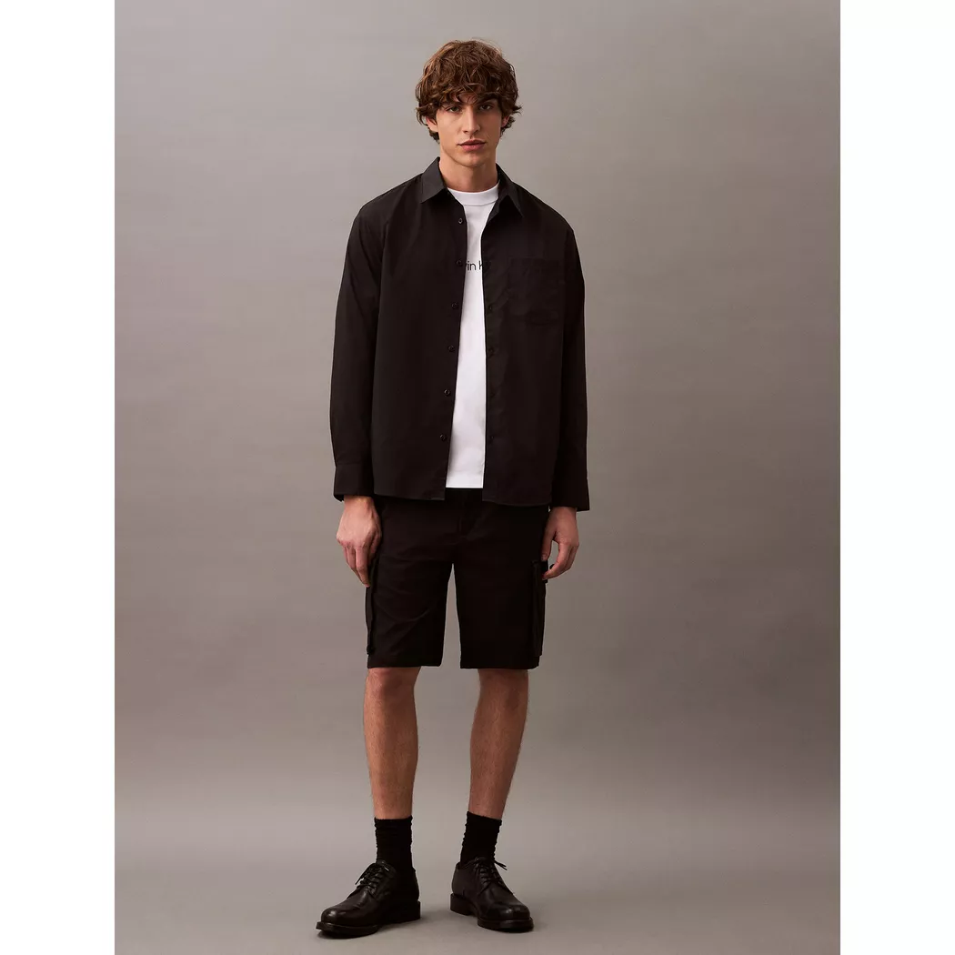 Calvin Klein Jeans Short Cargo Comfort 9´´ Straight Fit Black L Homme