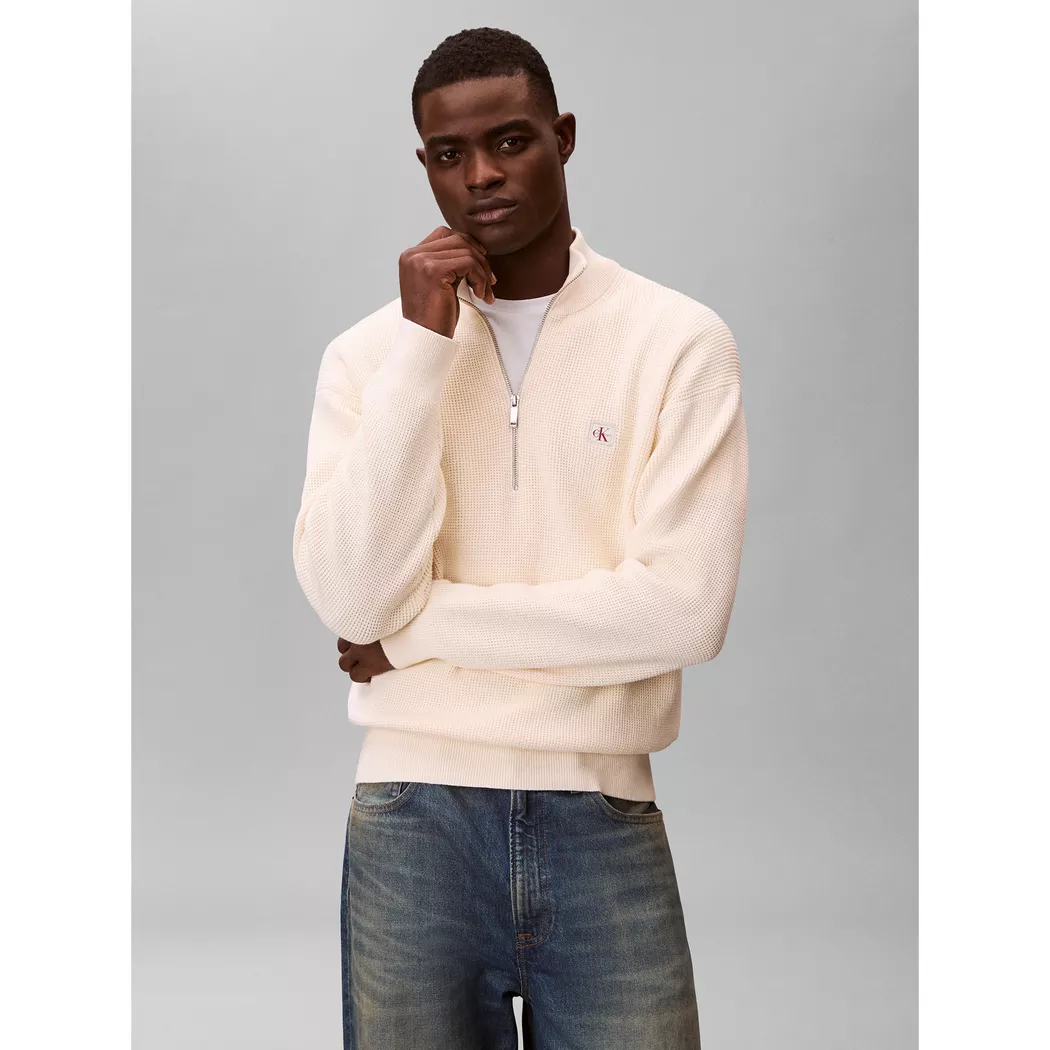 Calvin Klein Jeans - Sweatshirt, für Herren, Creme, Größe XXL