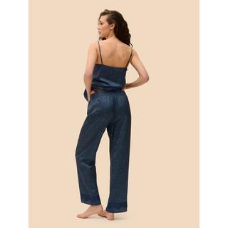 SIMONE PERELE Pantalon de pyjama en satin avec dentelle  