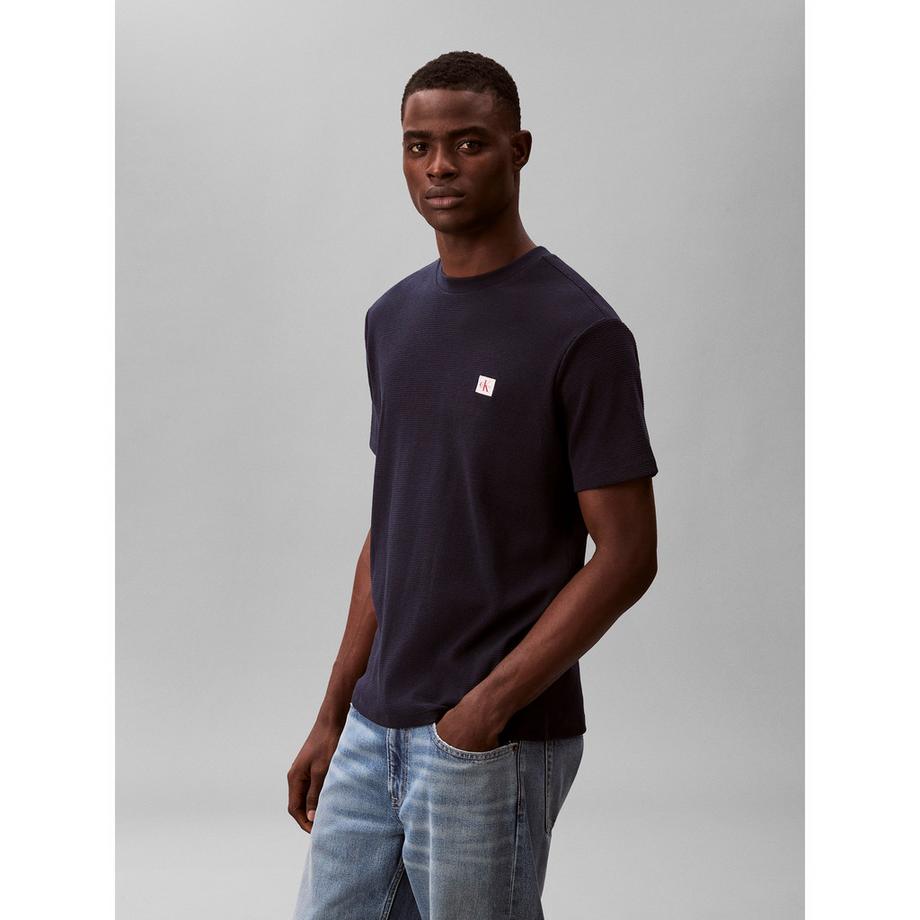 Calvin Klein Jeans Waffelstrick Regular Fit T-Shirt  