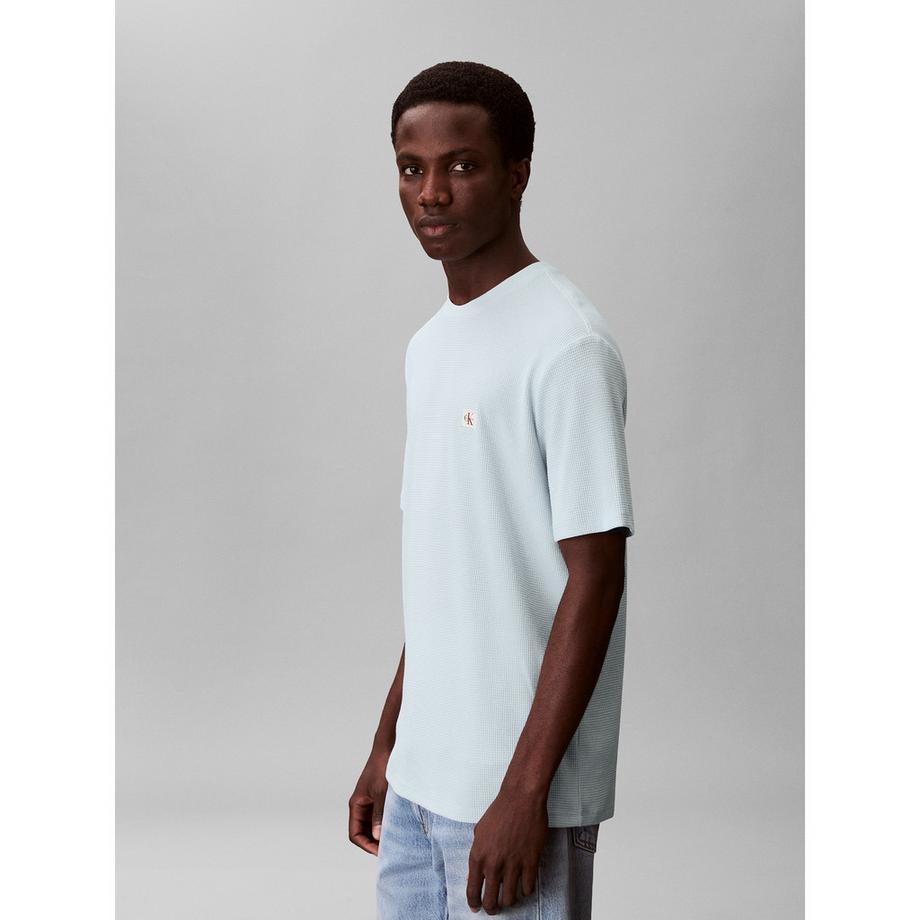 Calvin Klein Jeans T-shirt Regular Fit en maille gaufrée  
